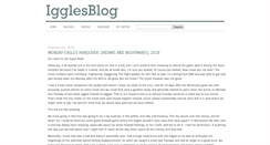 Desktop Screenshot of igglesblog.com